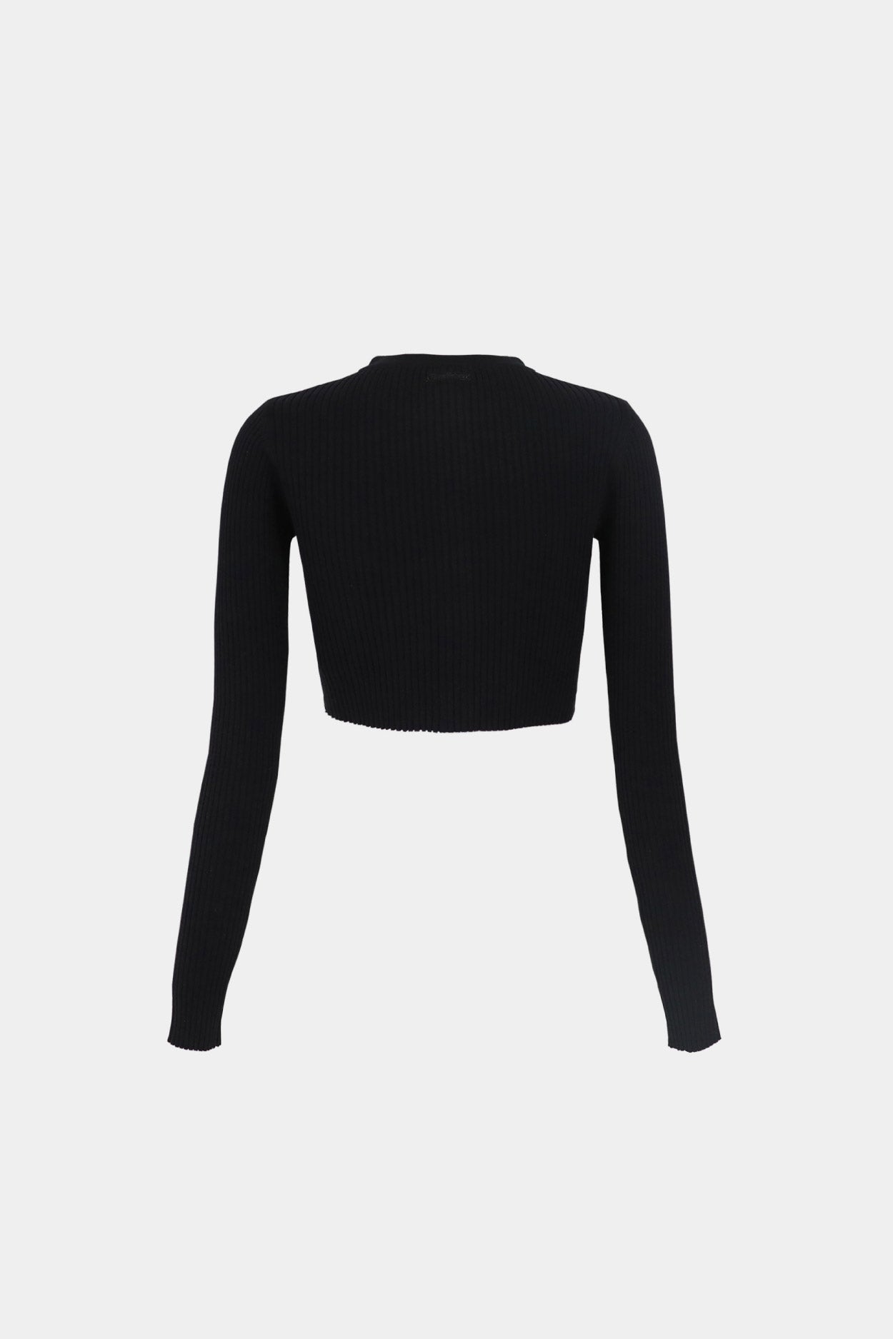 Badblood Fleur crew neck cardigan Black