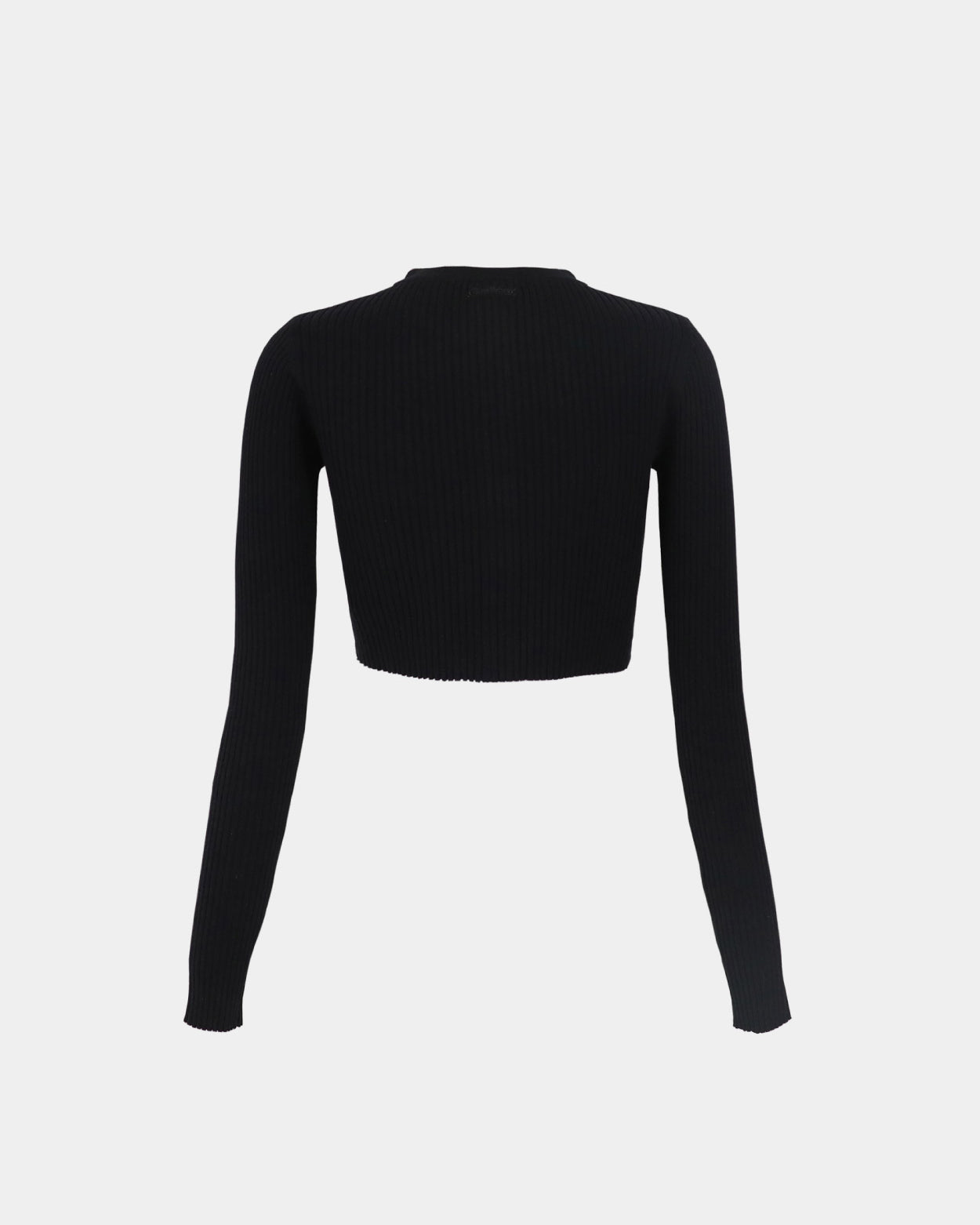 Badblood Fleur crew neck cardigan Black