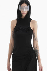 Badblood Second Skin Hooded Mini Dress Black