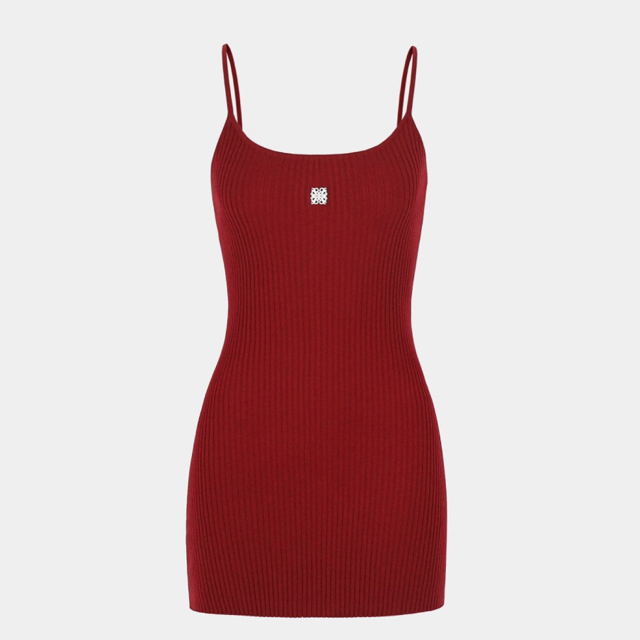 Badblood Fleur Tank Mini Dress Red
