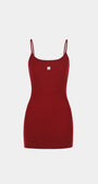 Badblood Fleur Tank Mini Dress Red
