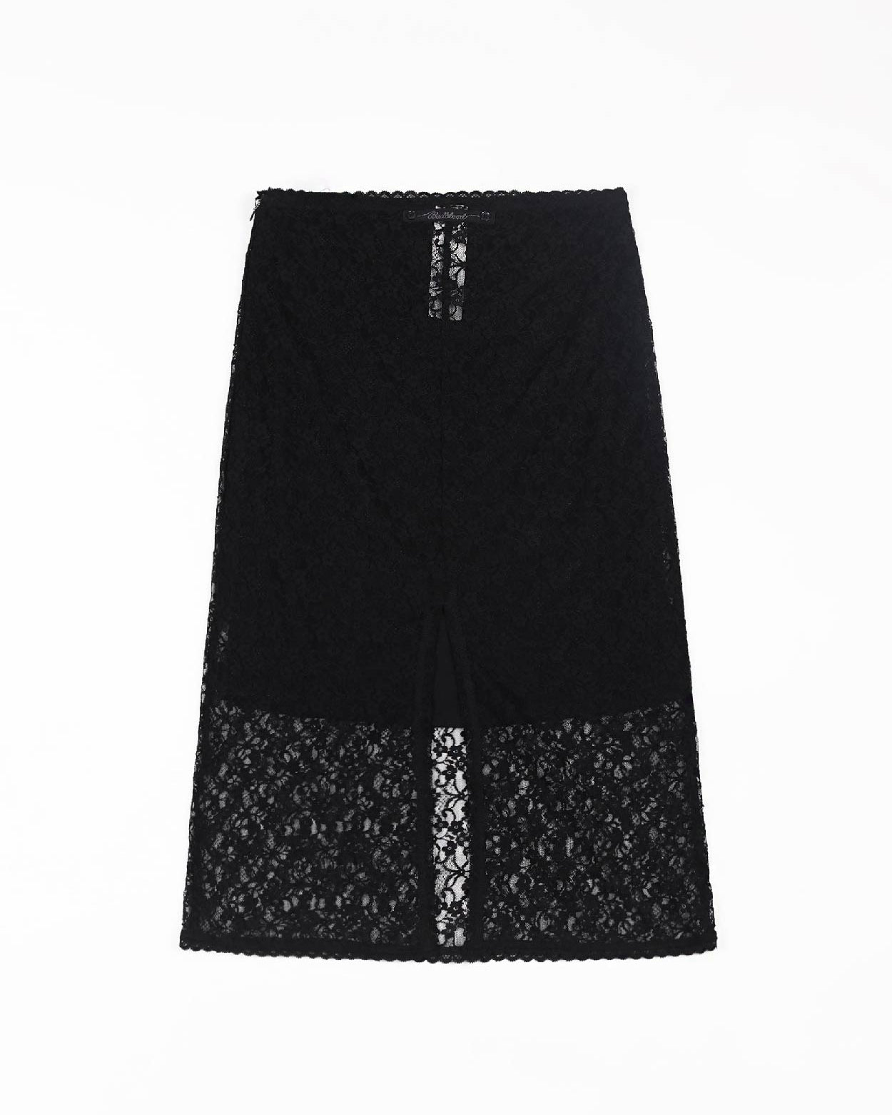 Badblood Selena Lace Midi Skirt Black