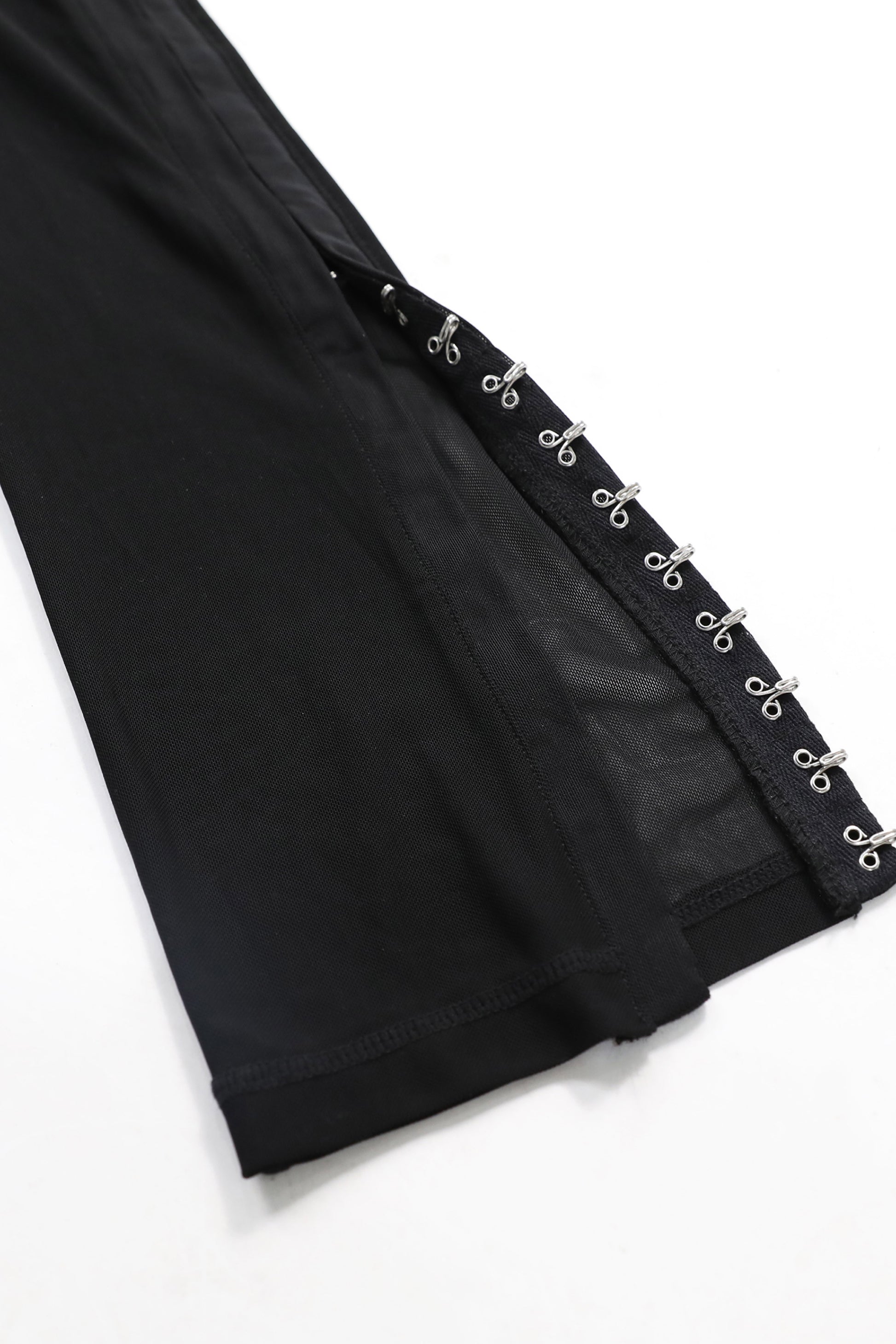 Badblood Boss Mode Mesh Boots Cut Pants Black