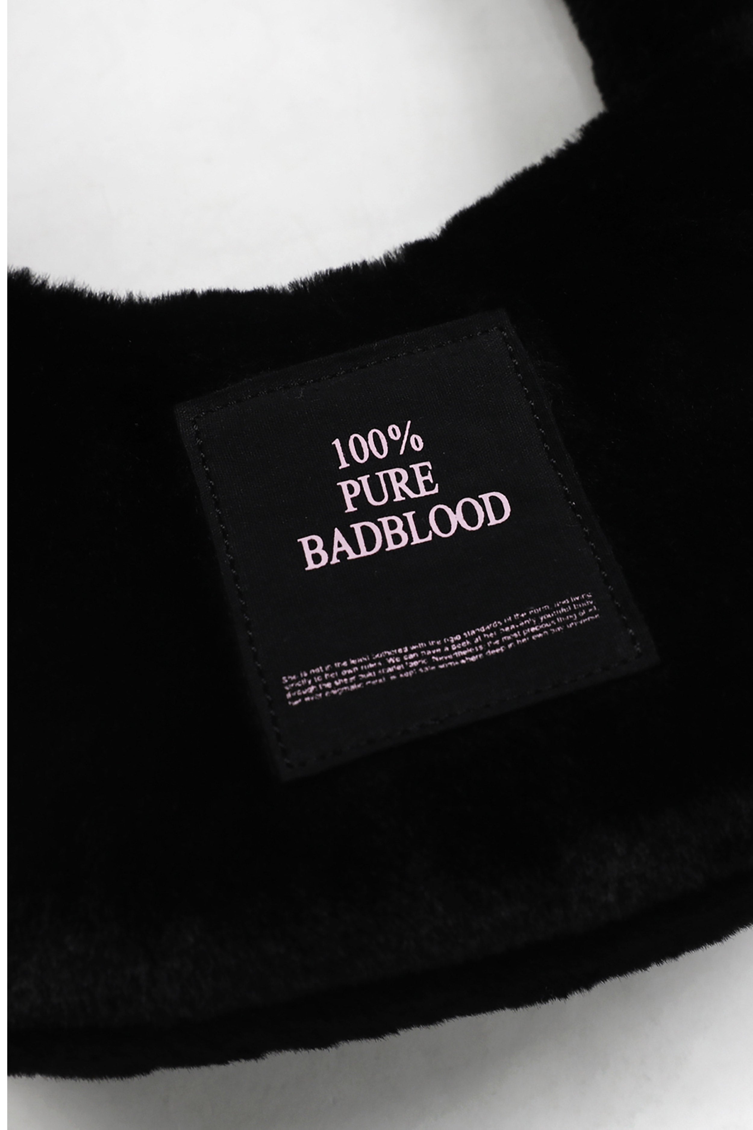 Badblood Pure Eco Fur Bag Black