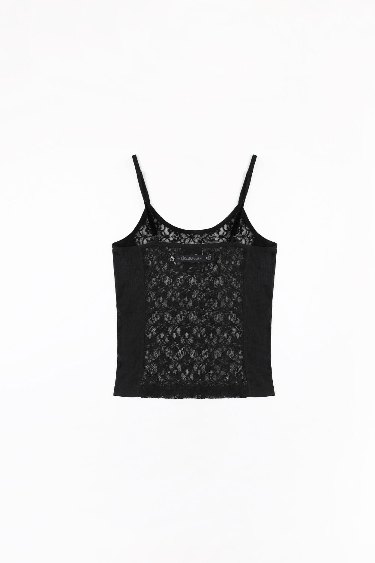 Badblood Selena Lace String Tank Black