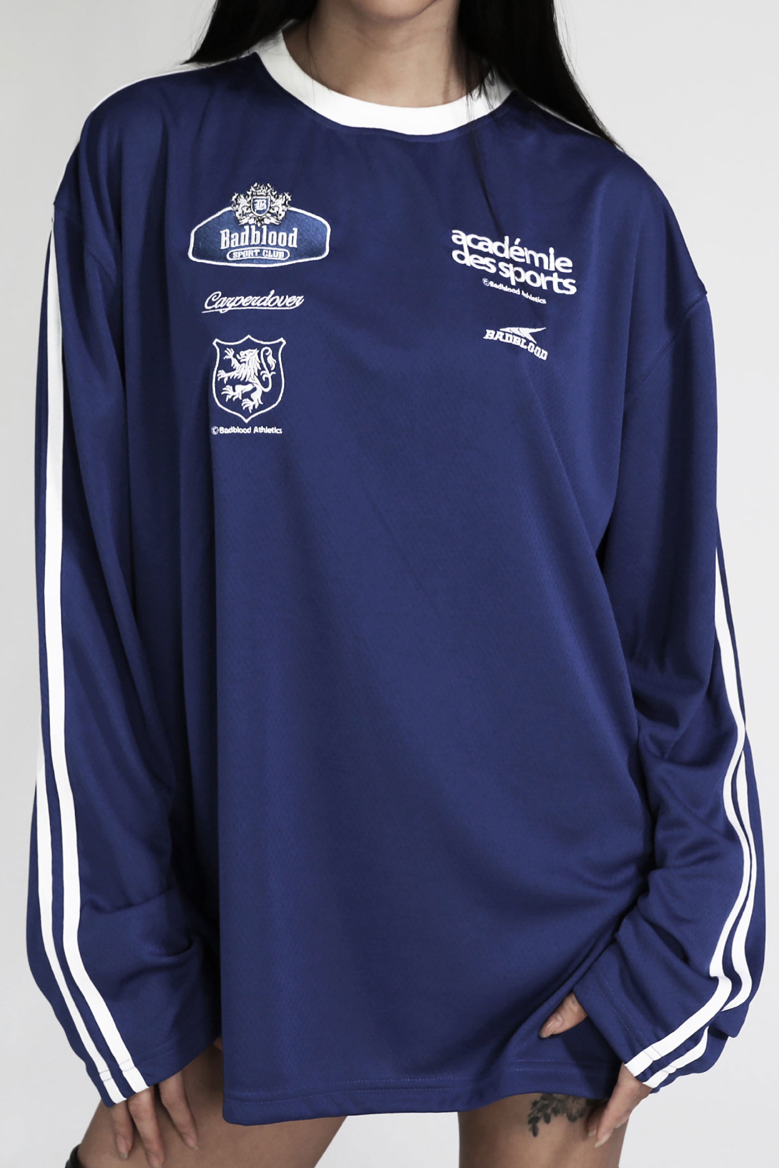 Badblood Sports Club Jersey Long Sleeve Blue