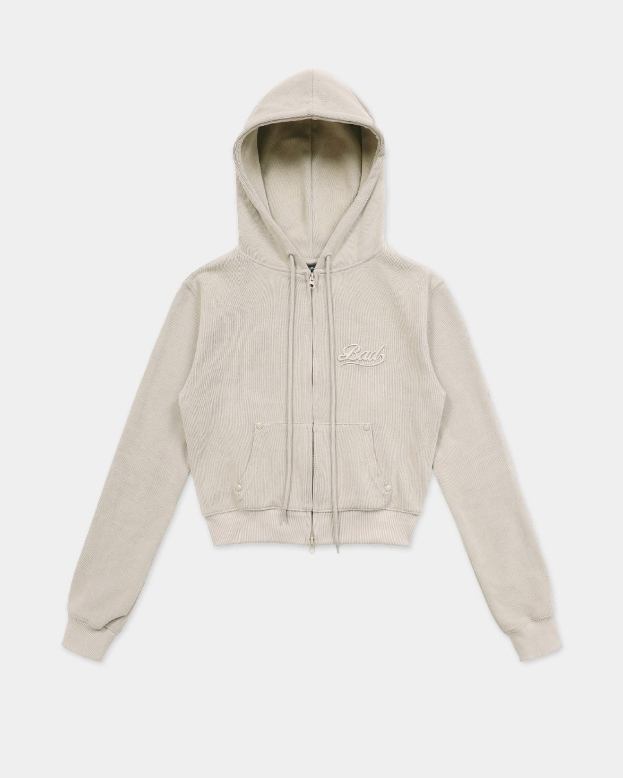 Badblood Beyond Soft Zip-Up Hoodie Cream