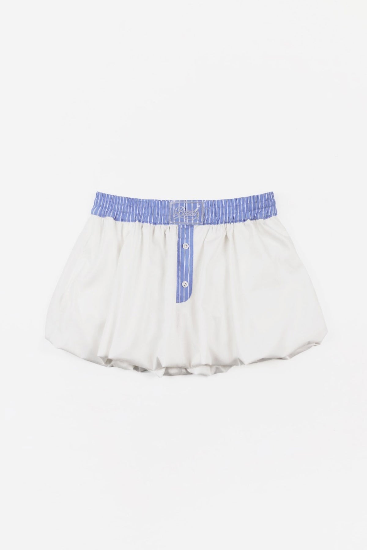 Badblood Balloon Mini Skirt Blue/Stripes