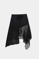 Badblood Second Skin Asymmetric Skirt Black