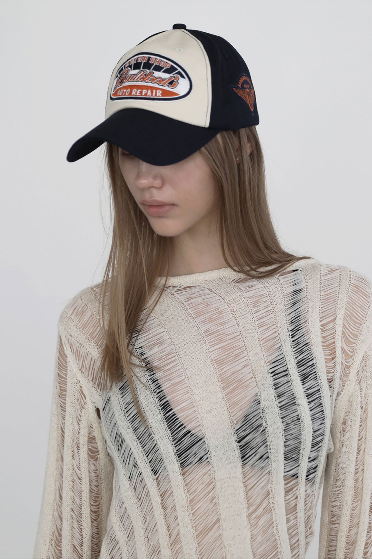 Badblood Auto Repair Ball Cap Navy