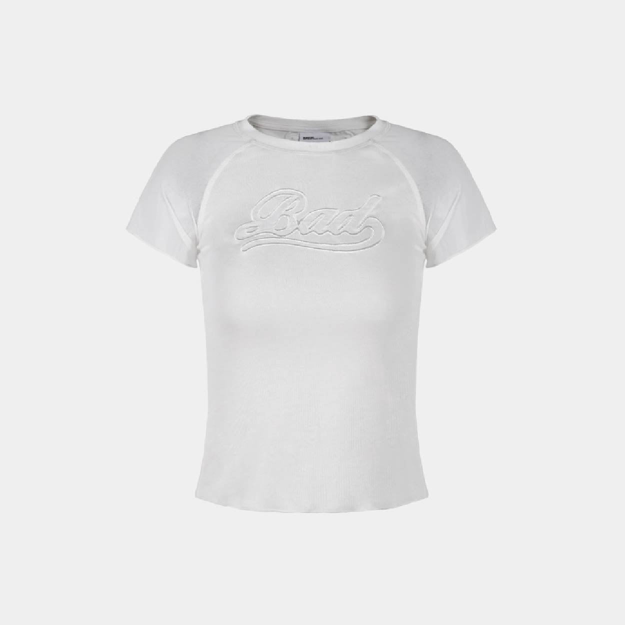 Badblood Second Skin Contrast T-Shirt Cream