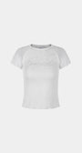 Badblood Second Skin Contrast T-Shirt Cream
