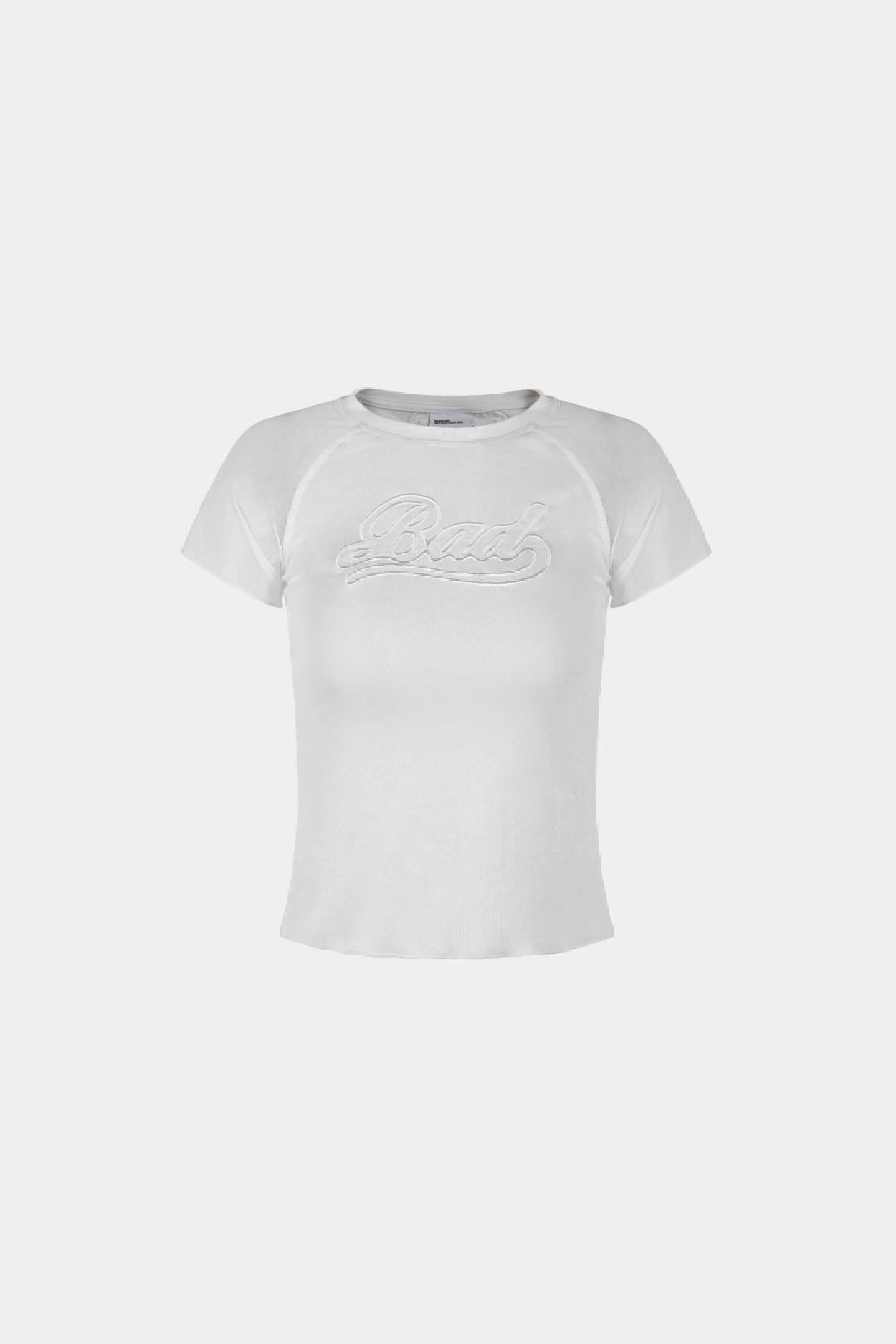 Badblood Second Skin Contrast T-Shirt Cream