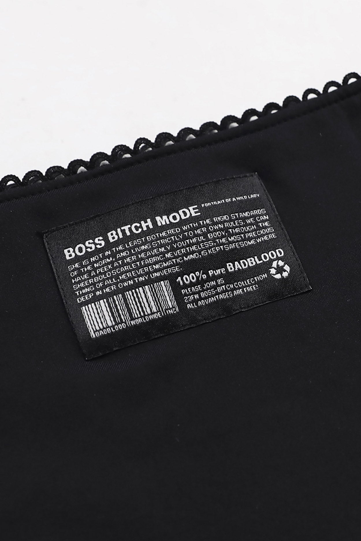 Badblood Boss Mode Bikini Bottom Black