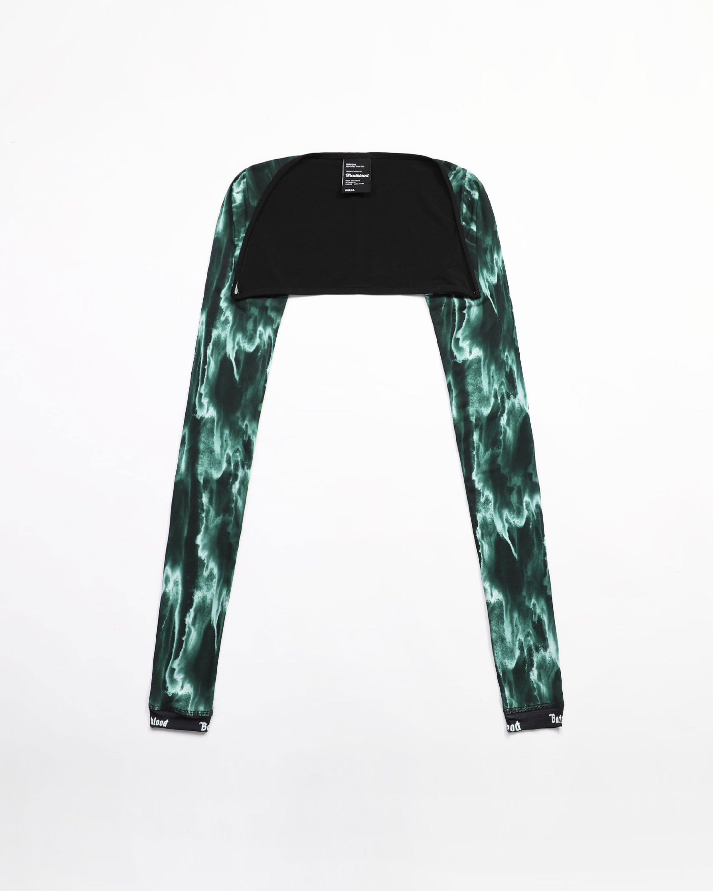 Badblood Jersey Shrug Marble Green