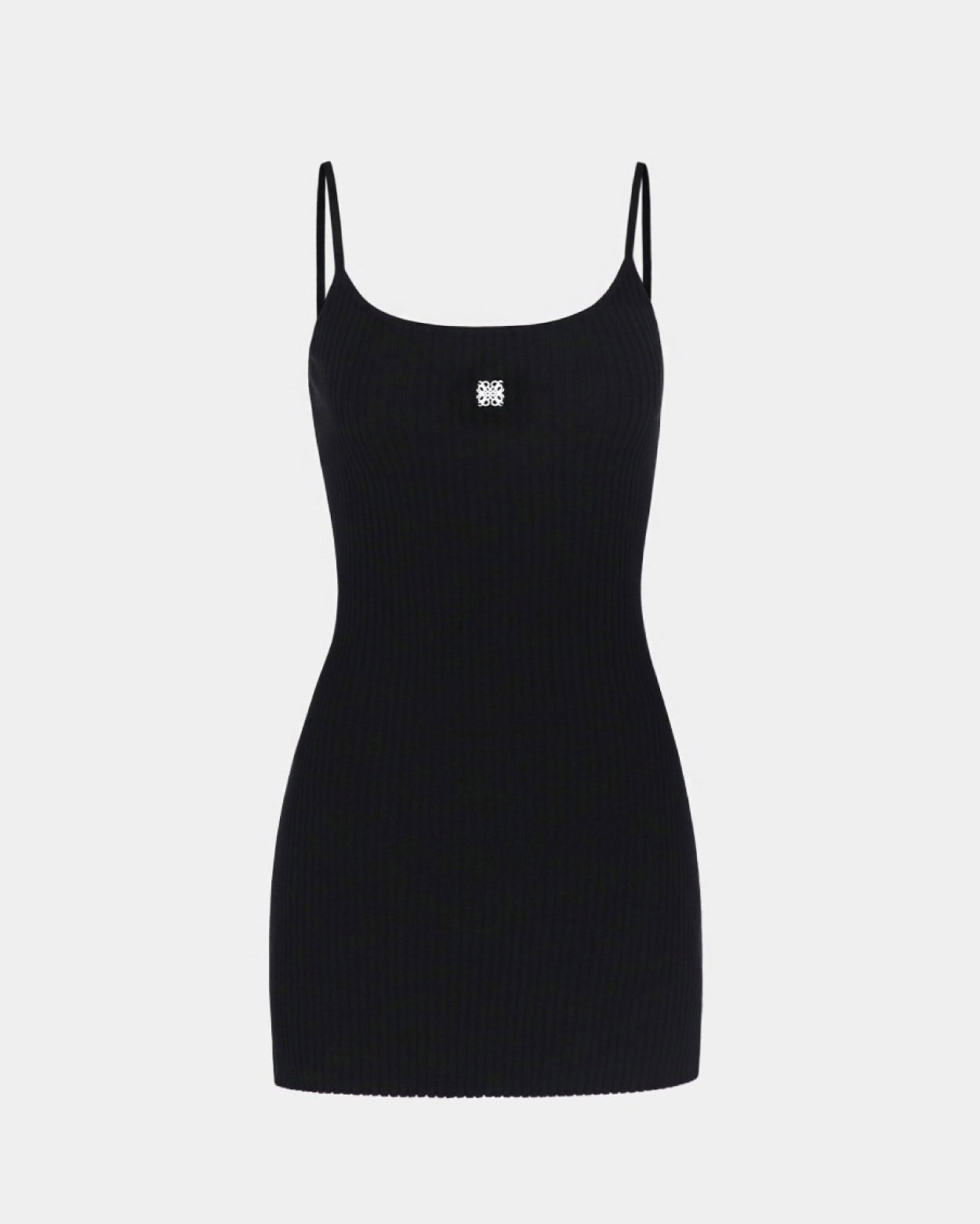 Badblood Fleur Tank Mini Dress Black