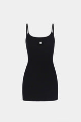 Badblood Fleur Tank Mini Dress Black