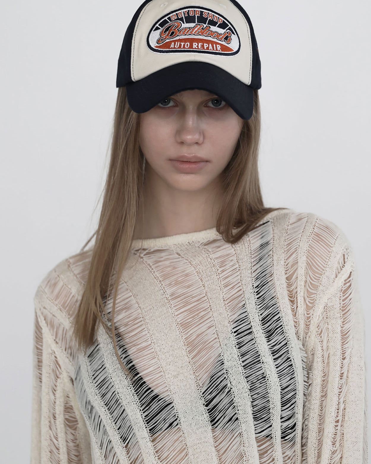 Badblood Auto Repair Ball Cap Navy