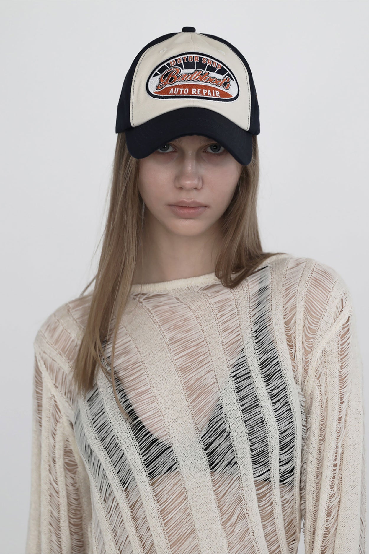 Badblood Auto Repair Ball Cap Navy