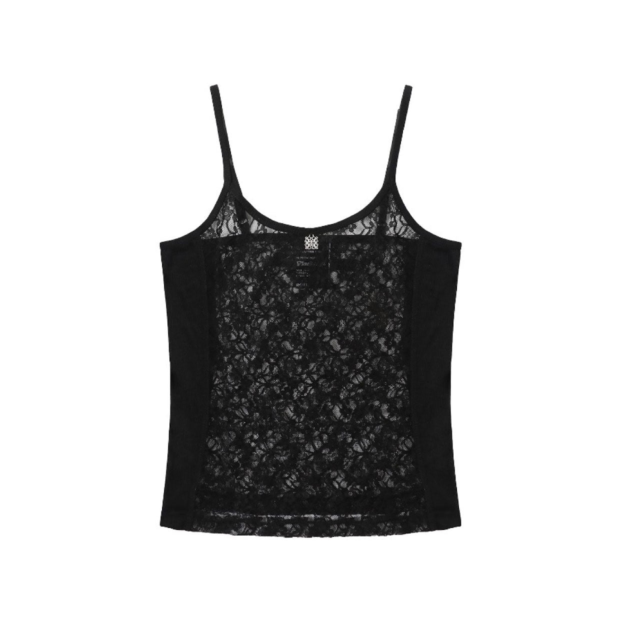 Badblood Selena Lace String Tank Black