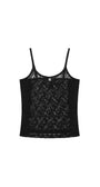 Badblood Selena Lace String Tank Black
