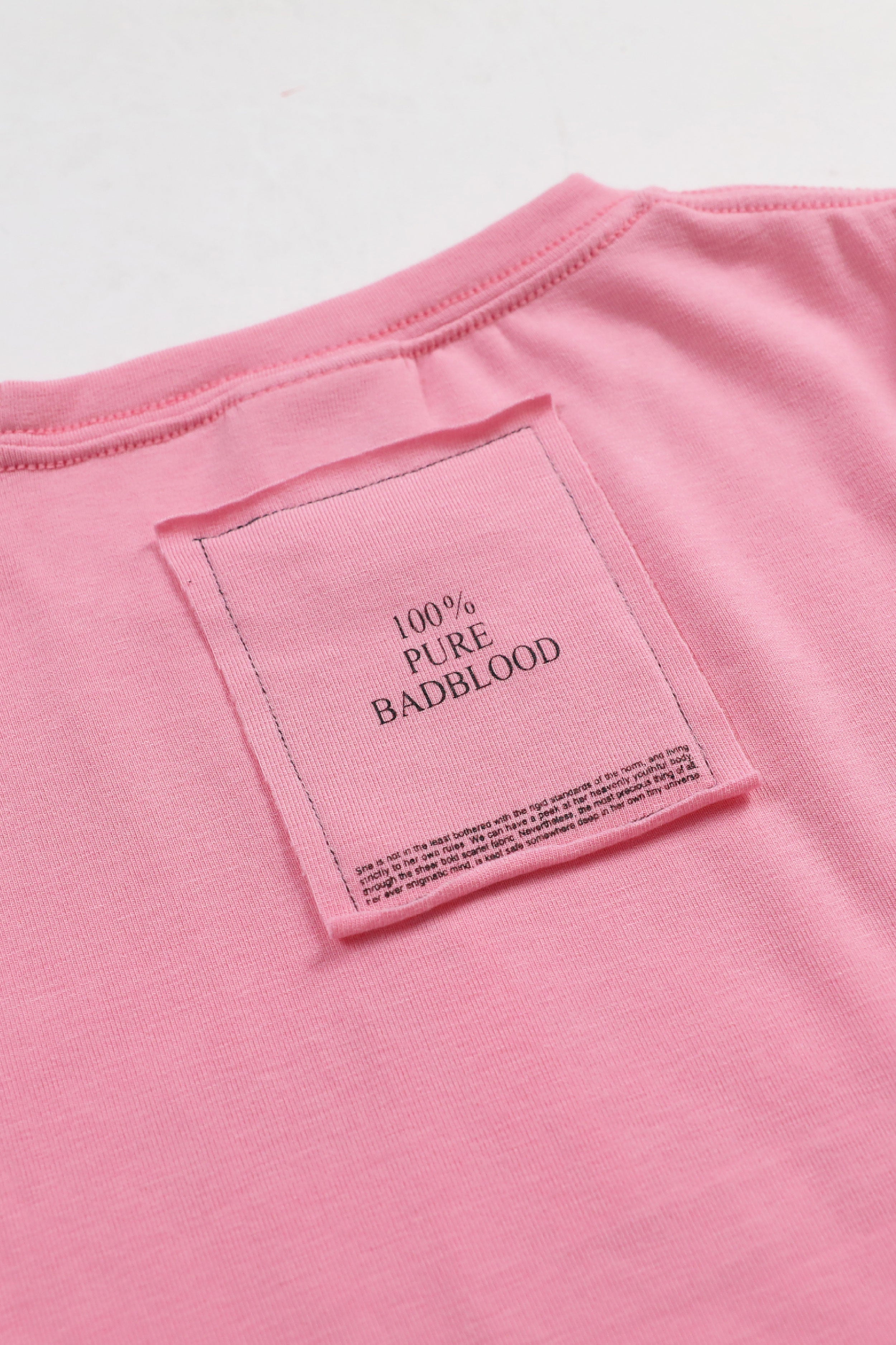 Badblood Pure Short Sleeve Slim Fit Pink