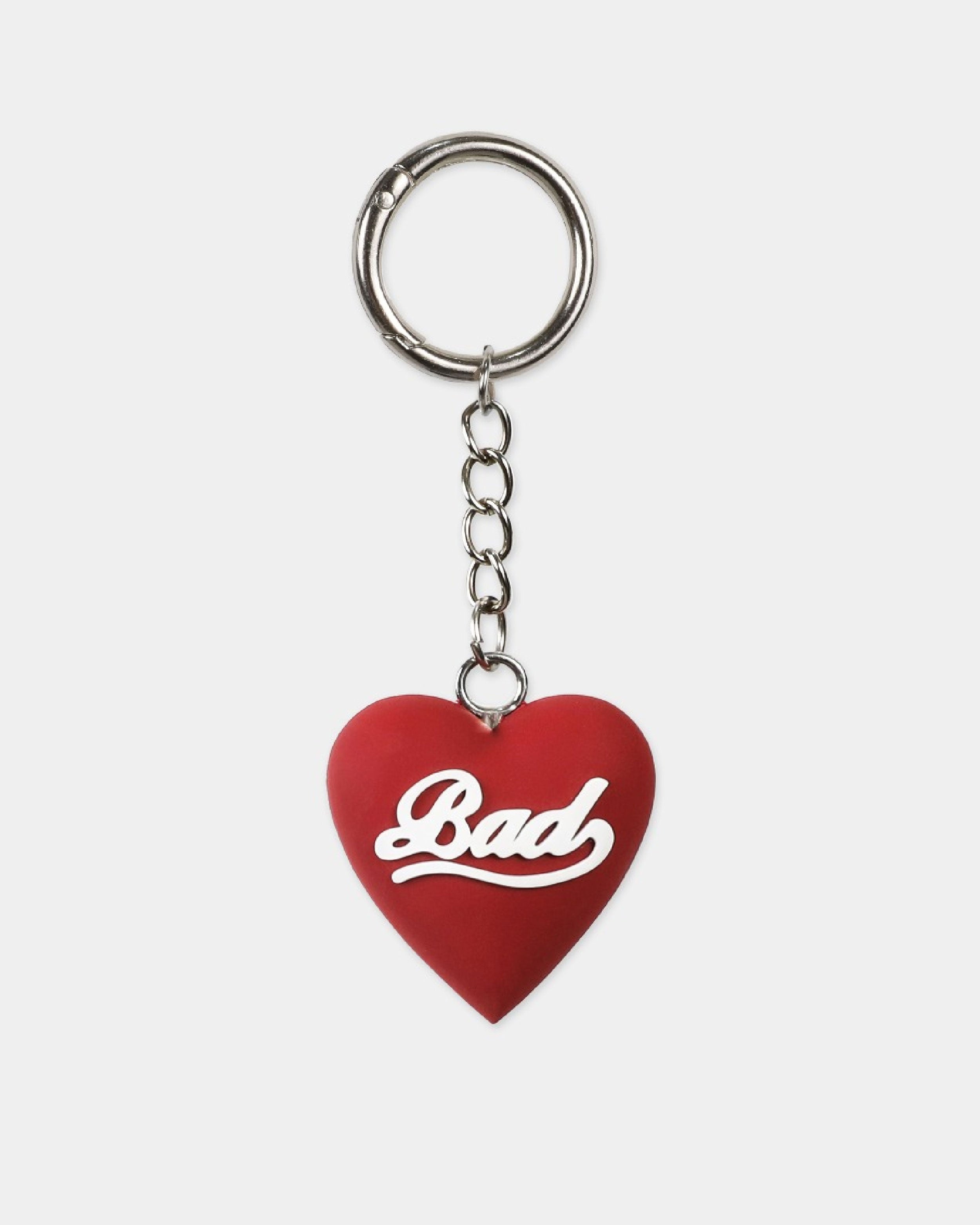 Badblood Bad Heart Keyring Red