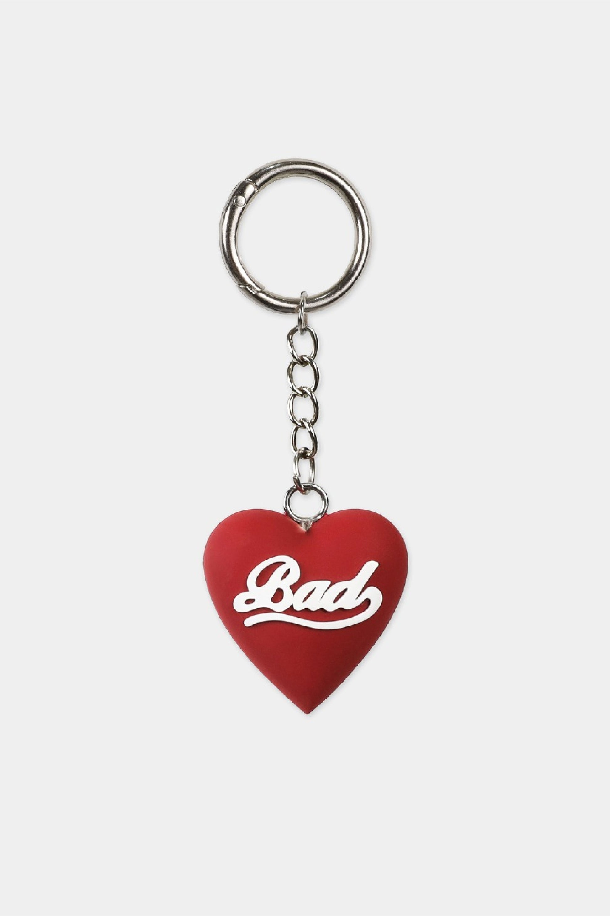 Badblood Bad Heart Keyring Red