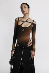 Badblood Twill Suit Cargo Long Skirt Black