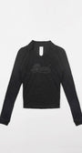 Badblood Selena Lace Polo Top Black