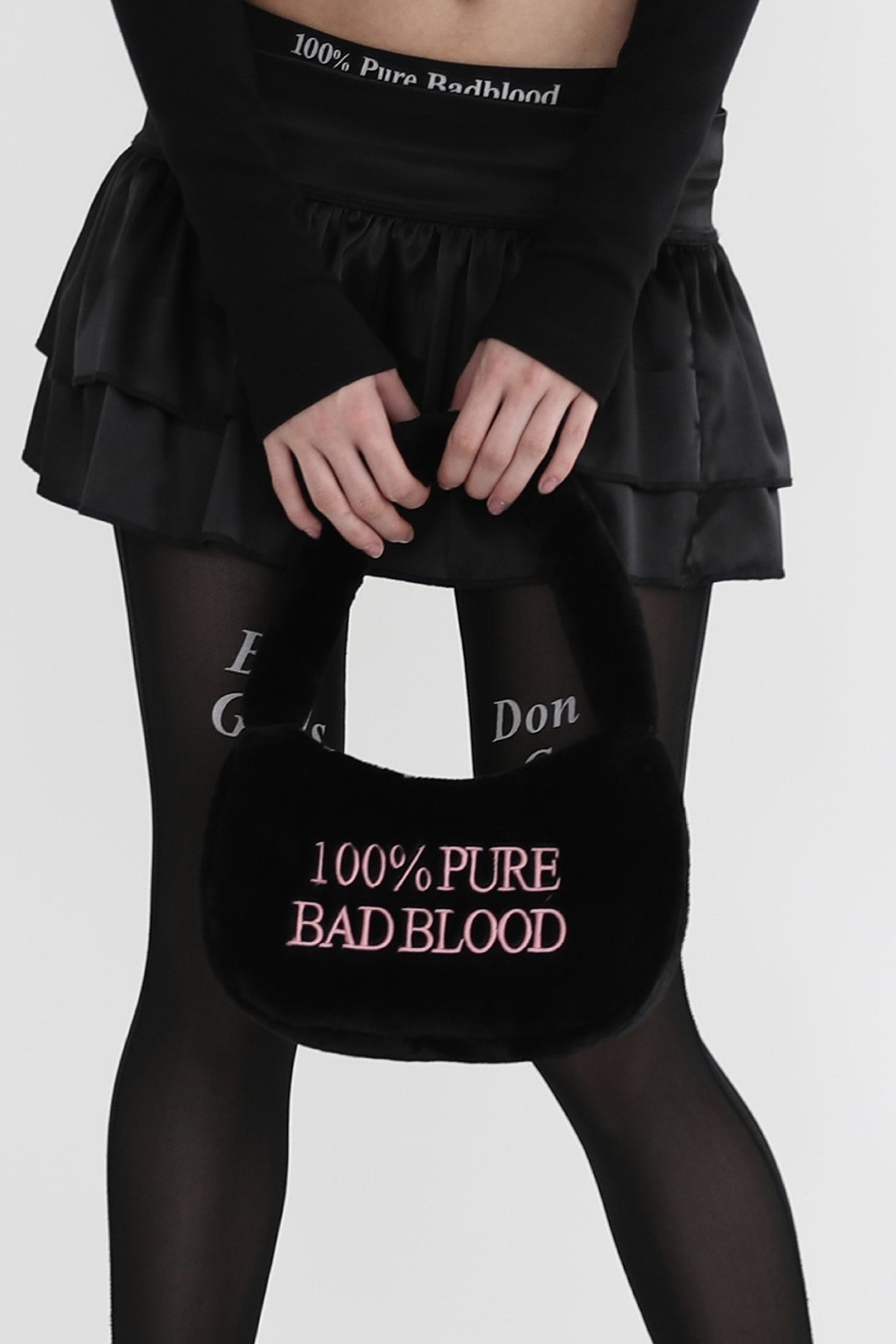 Badblood Pure Eco Fur Bag Black