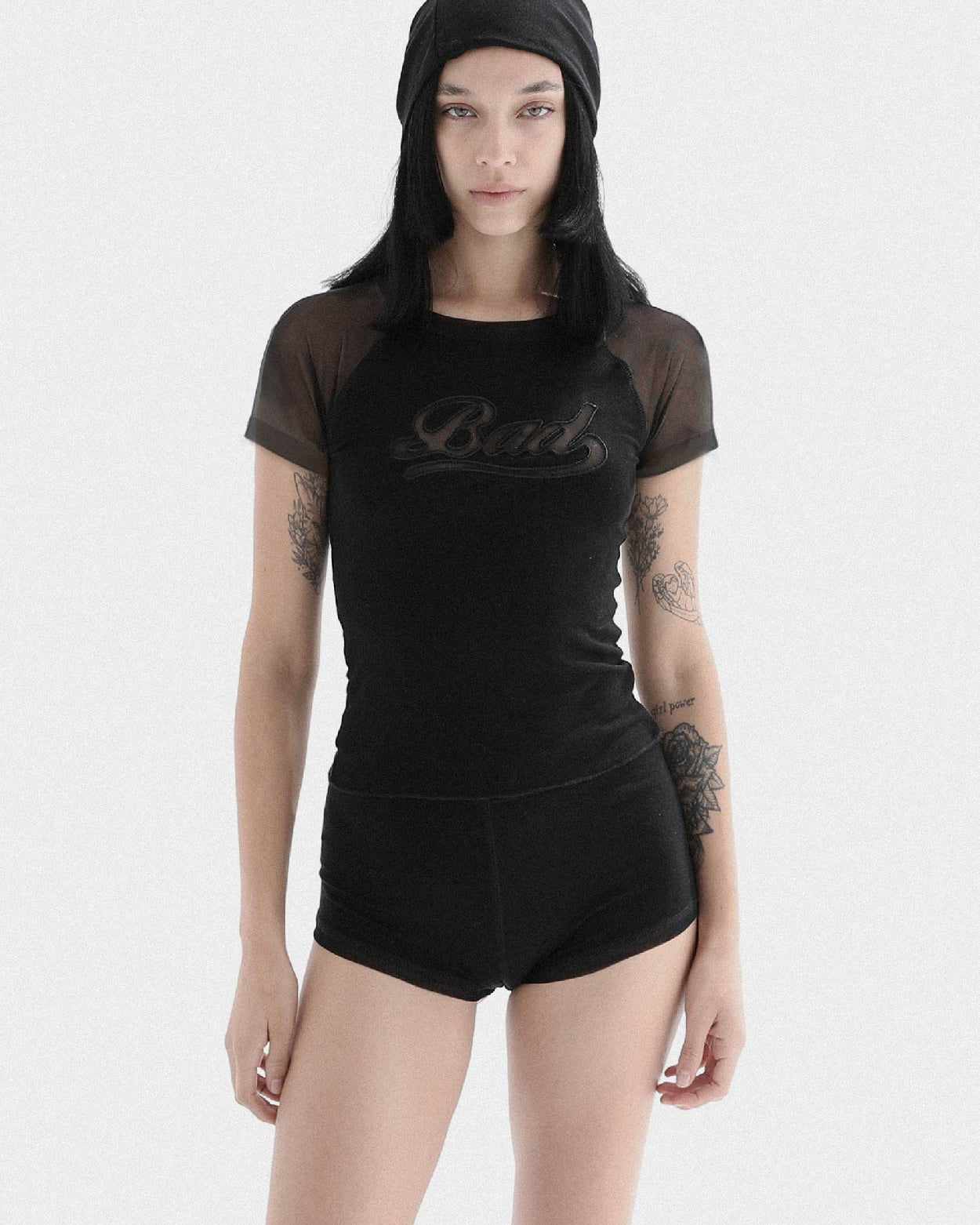 Badblood Second Skin Contrast T-Shirt Black