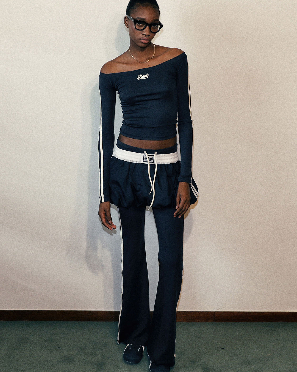 Badblood Barbara Boot Cut pants Navy