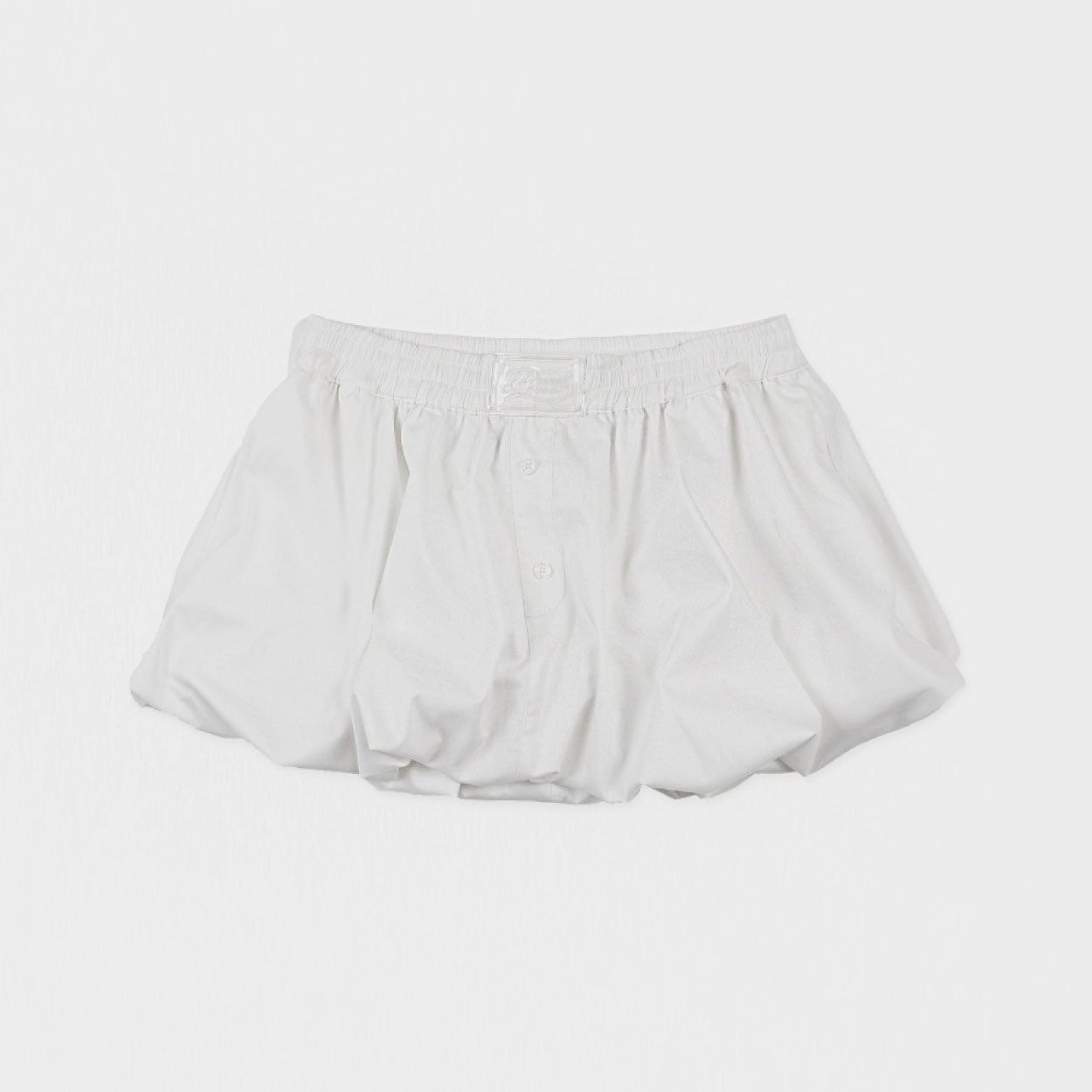 Badblood Balloon Mini Skirt White