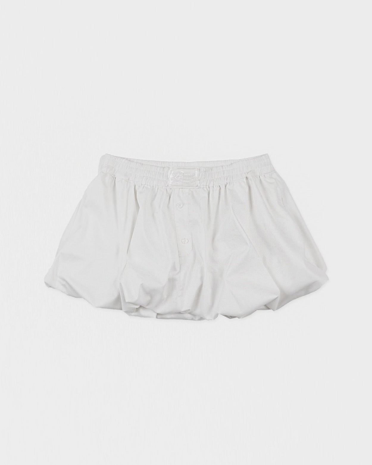 Badblood Balloon Mini Skirt White