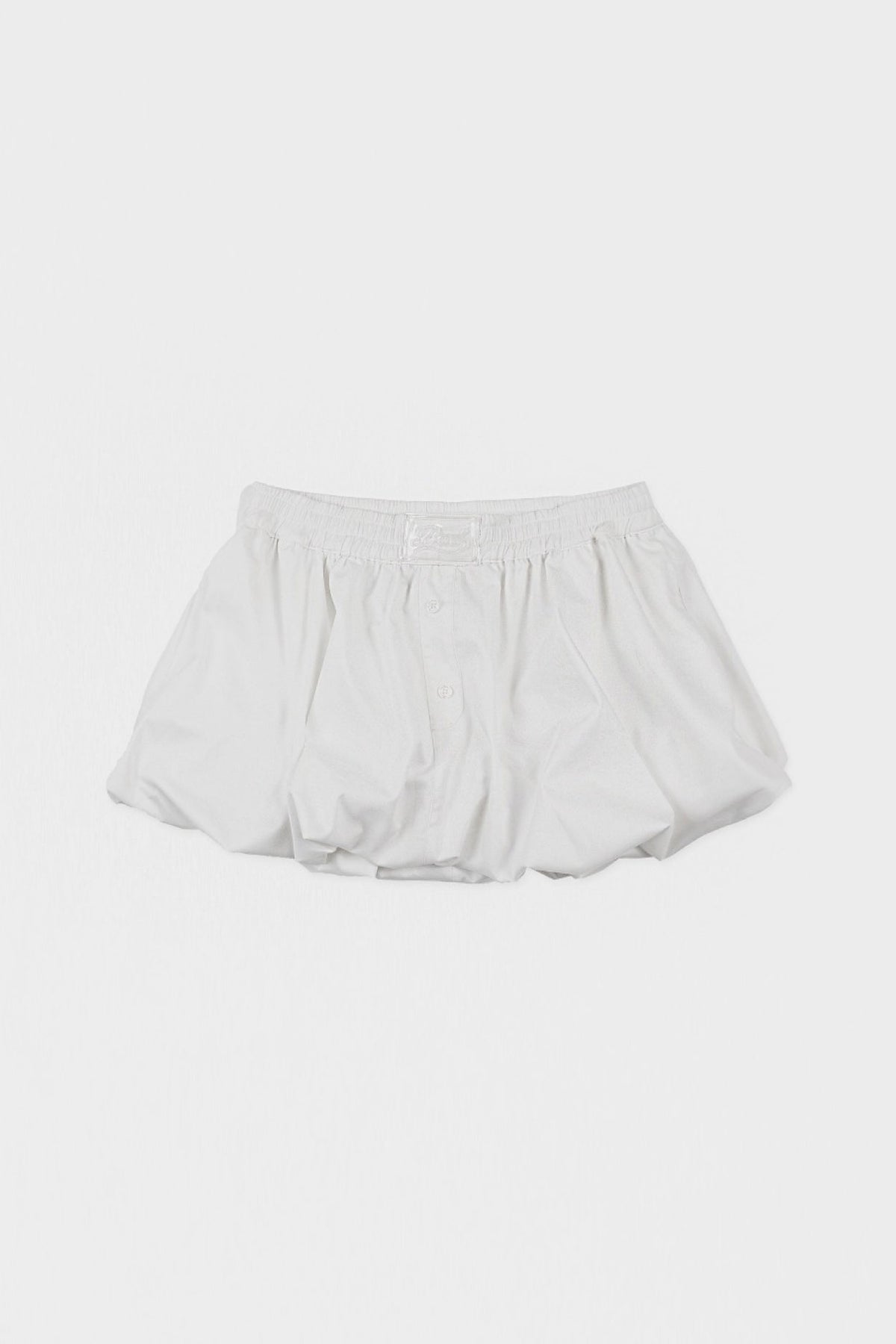 Badblood Balloon Mini Skirt White