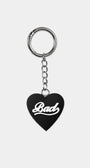 Badblood Bad Heart Keyring Black