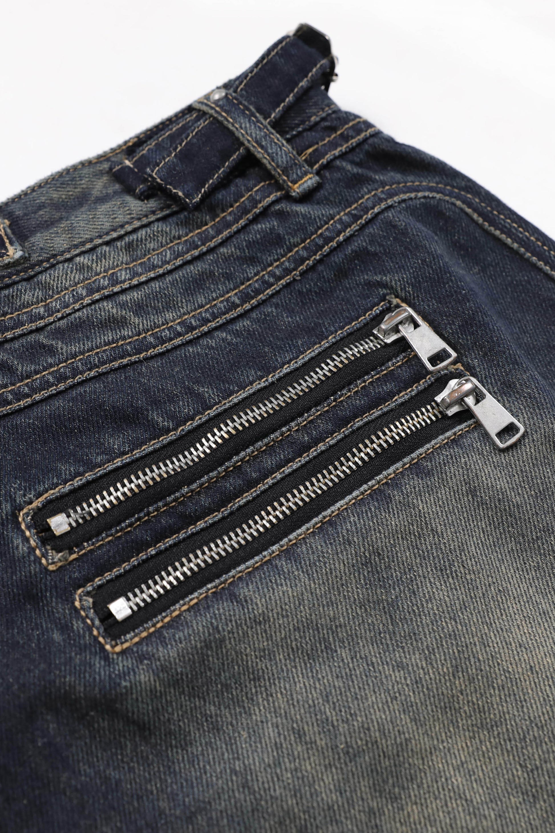 Badblood Aquila Denim Wide Flare Pants Rusty Blue