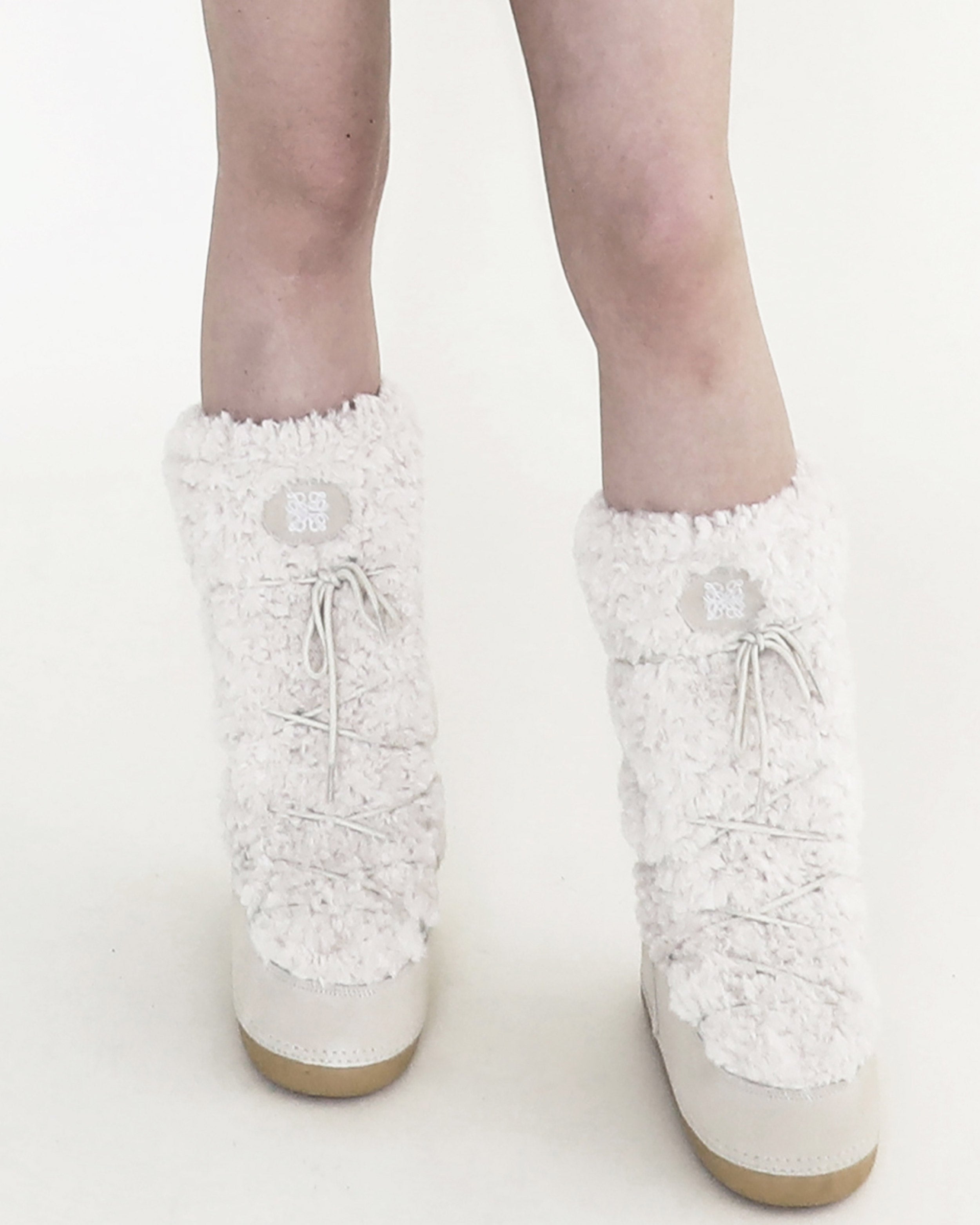 Badblood Shepherd Boots Tall Cream