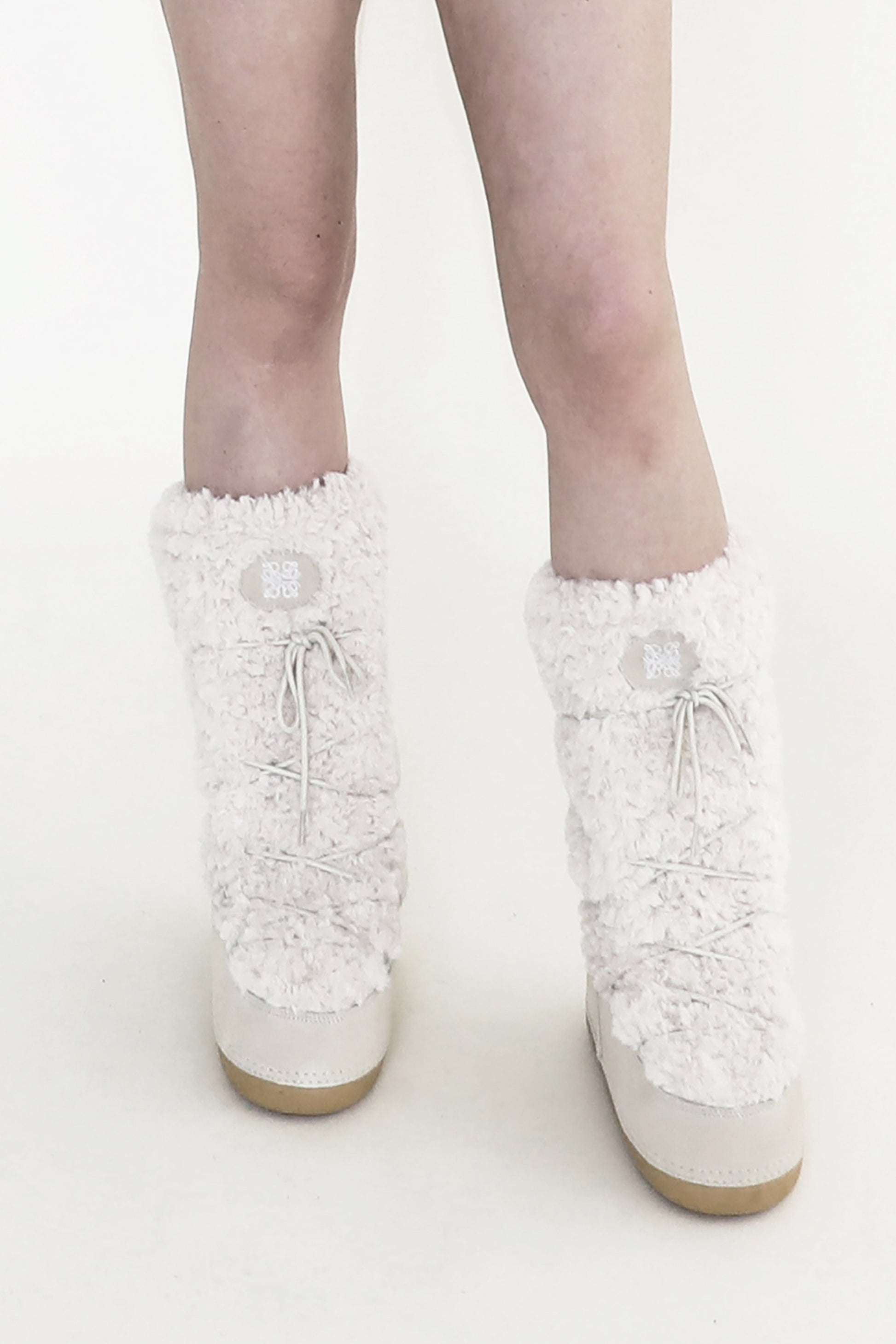 Badblood Shepherd Boots Tall Cream