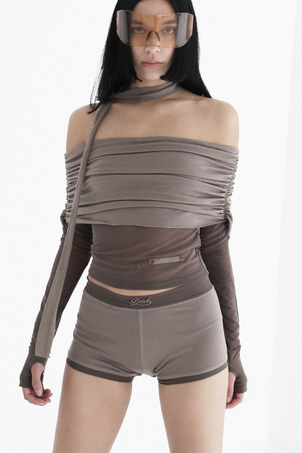 Badblood Second Skin Boy Shorts Tobacco