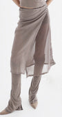 Badblood Breeze Midi Skirt Tobacco