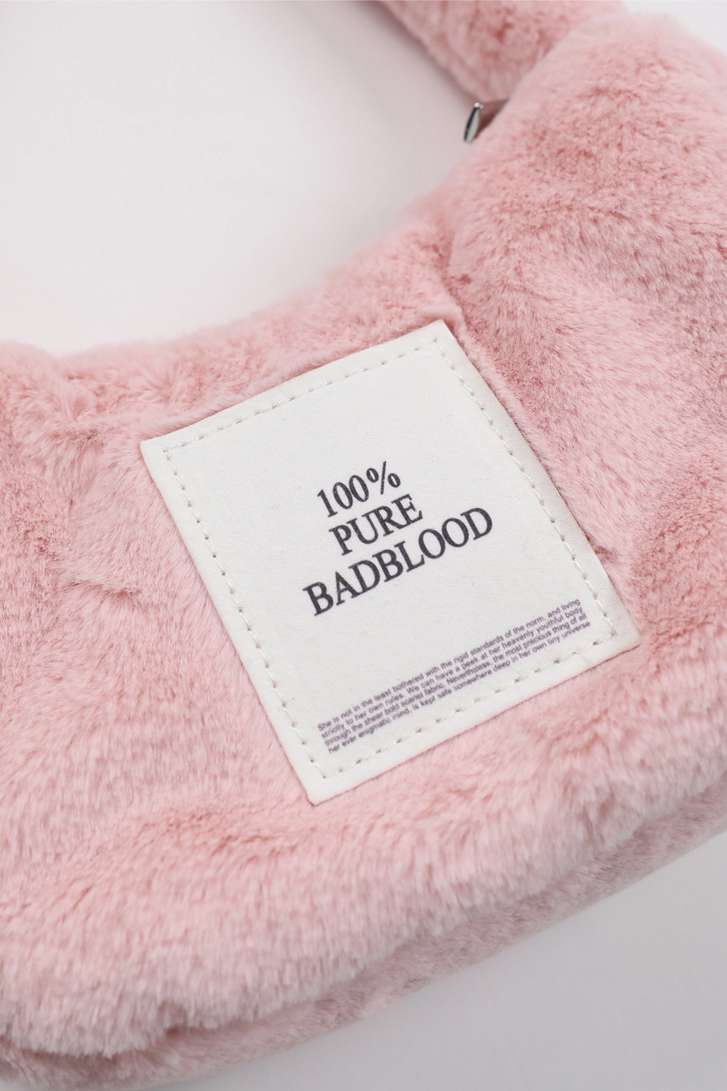 Badblood Pure Eco Fur Bag Pink