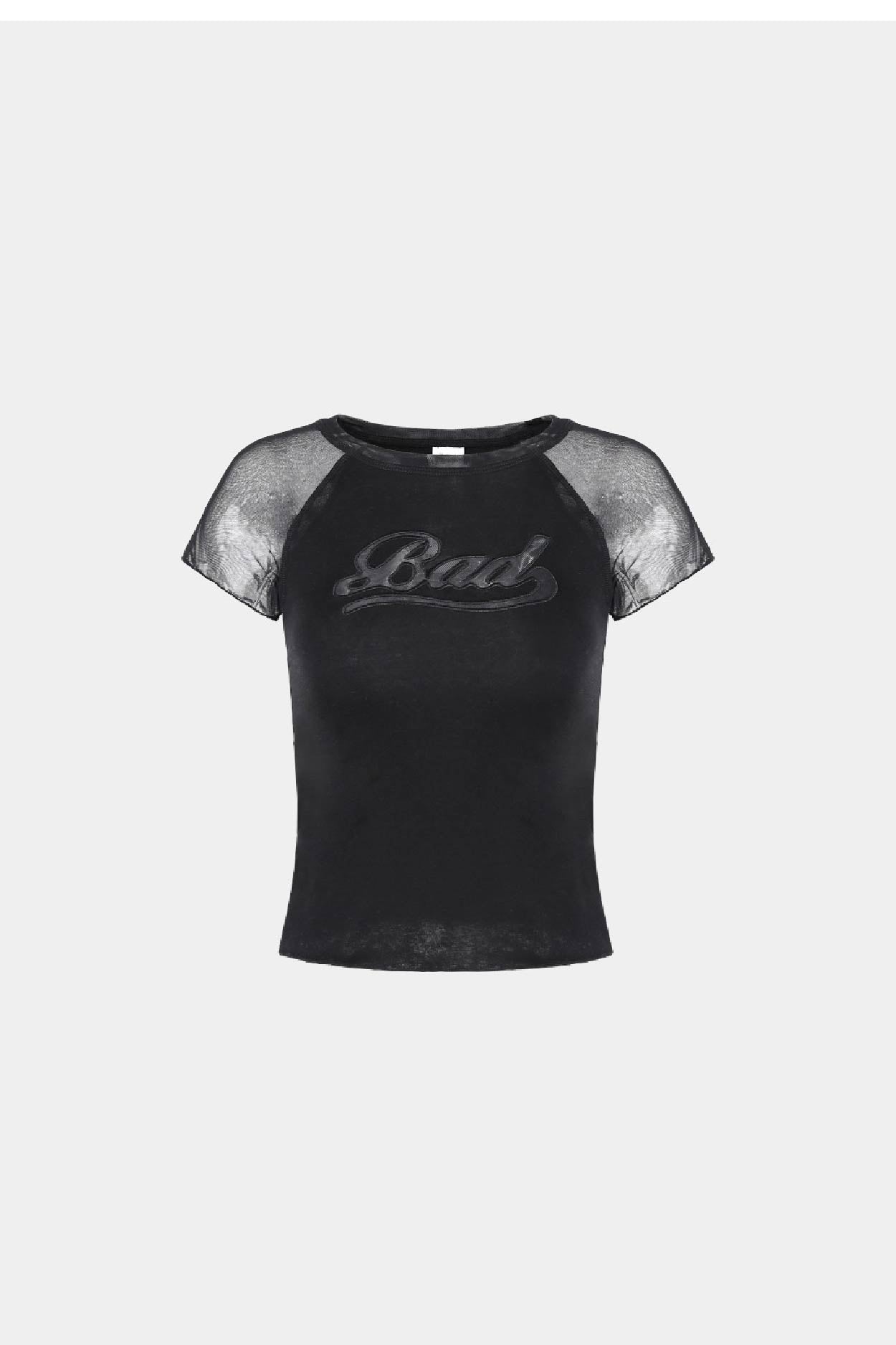Badblood Second Skin Contrast T-Shirt Black