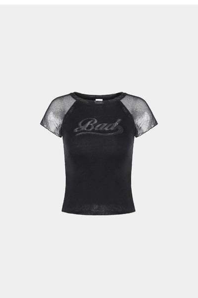 ★BADBLOOD★ Second Skin Contrast T-Shirt Charcoal badblood – BBGSHOPHK