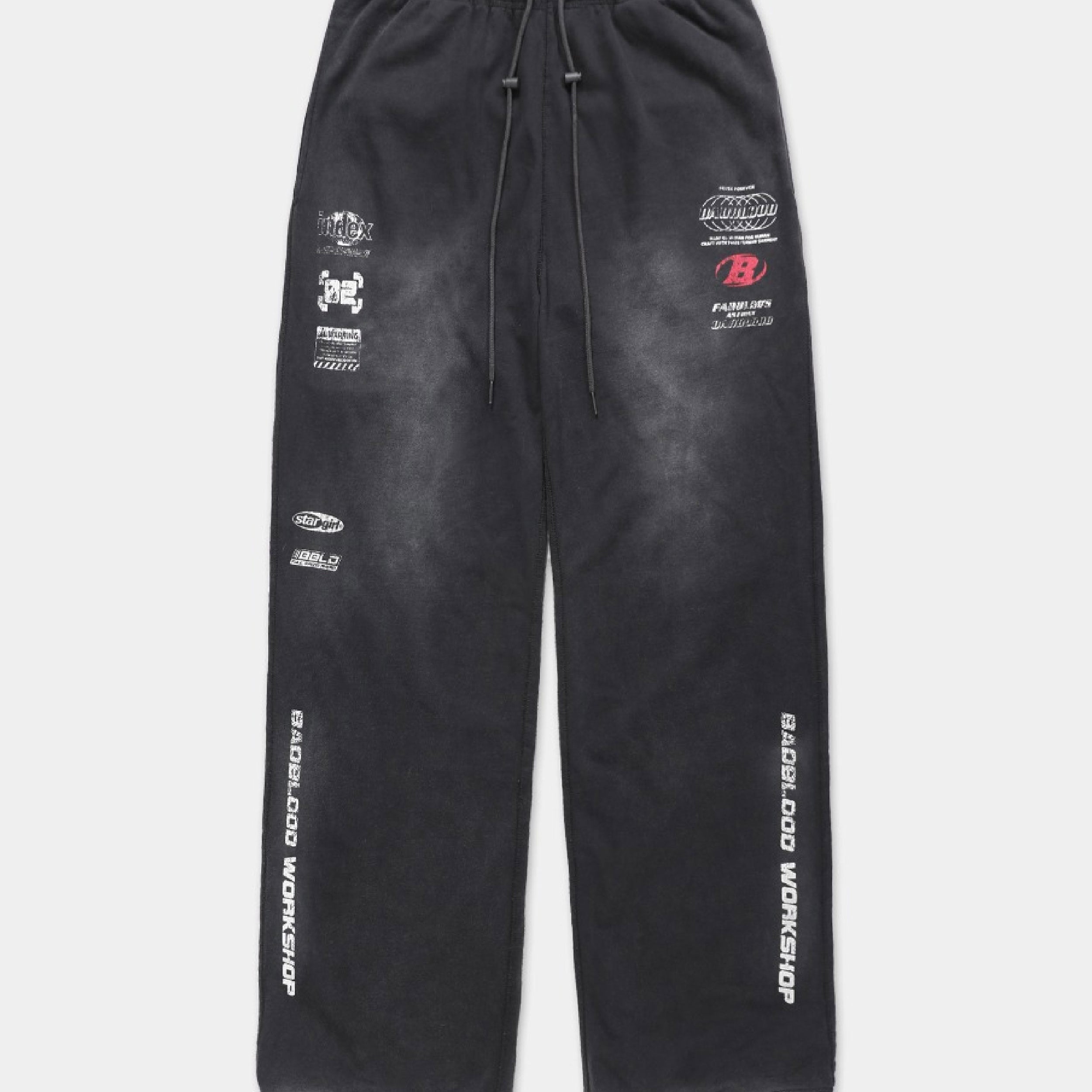 Badblood F1 Old Effect Jogger Black