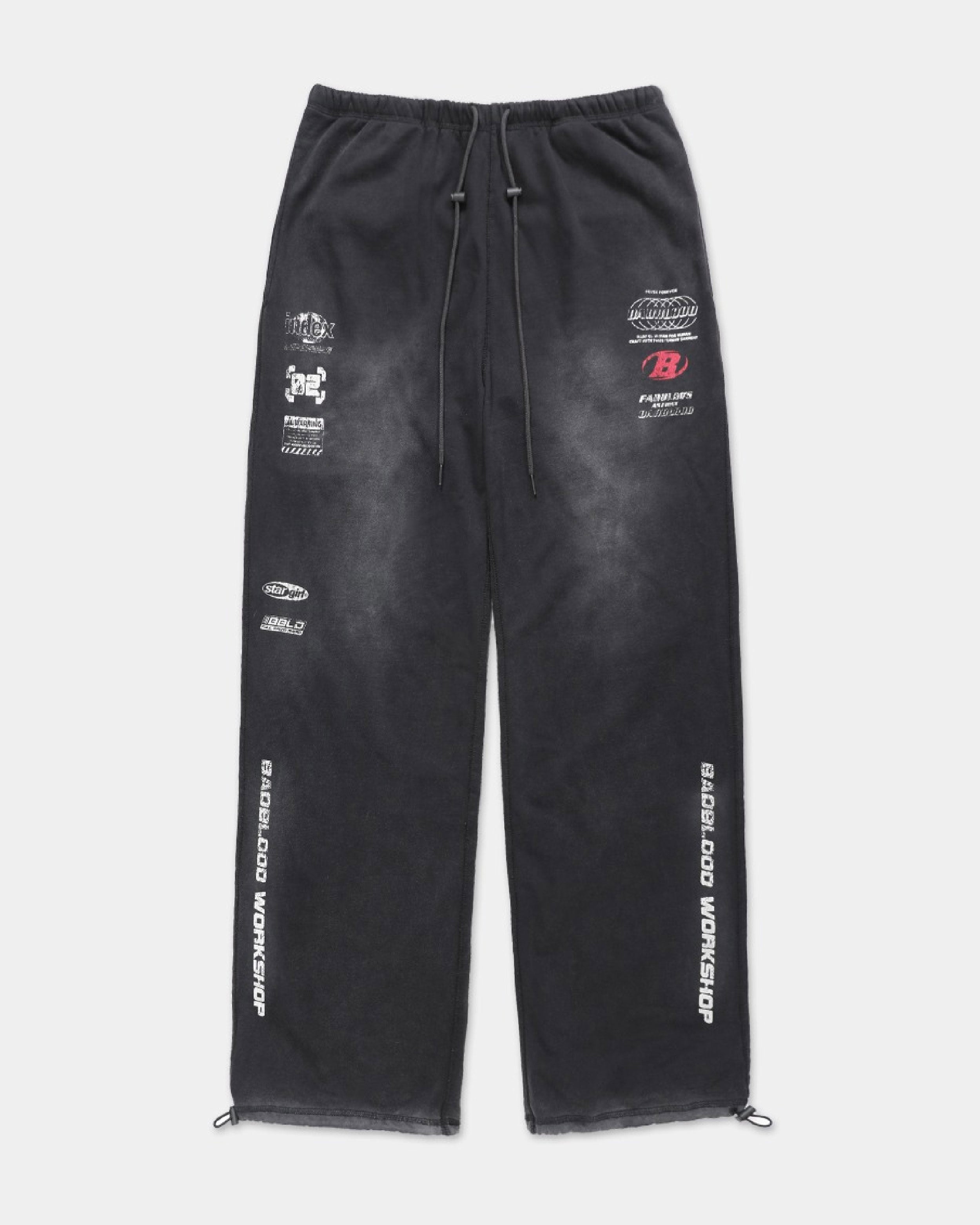 Badblood F1 Old Effect Jogger Black