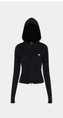 Badblood Fleur Zip-Up Hoodie Black