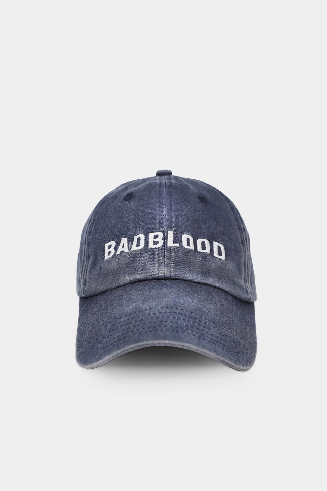 Badblood Vintage Logo Ball Cap Navy