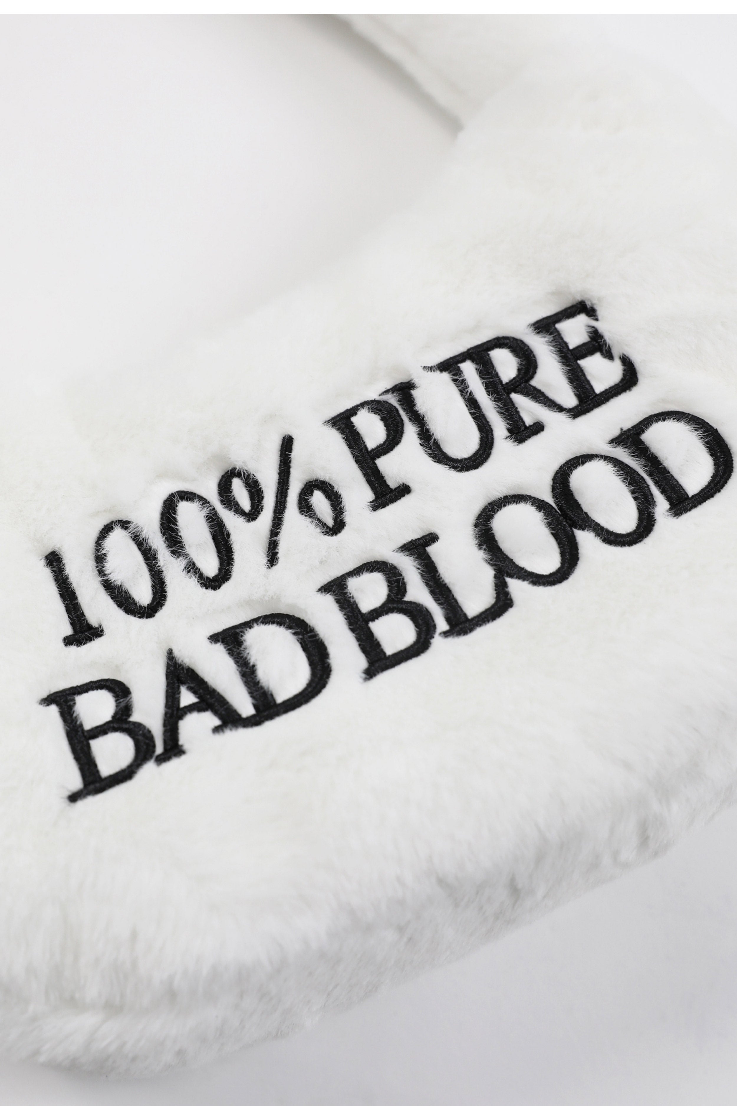 Badblood Pure Eco Fur Bag White